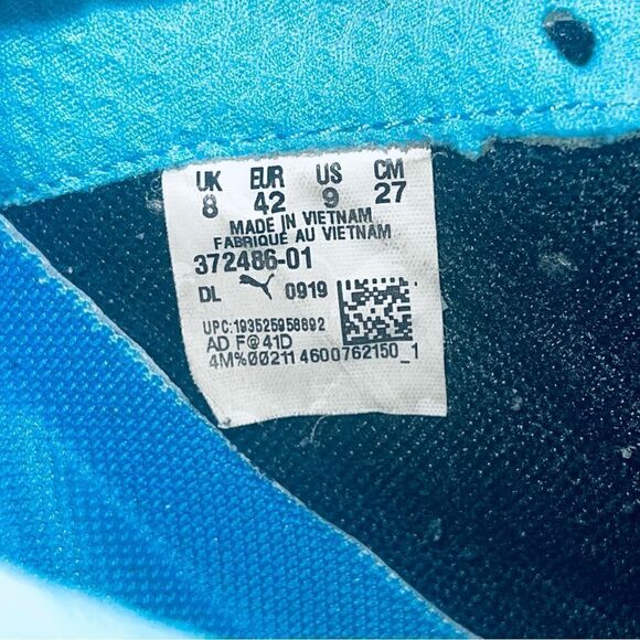 Puma x Tetris RS-X Men's Sneakers 372486-01 Puma Black-Luminous Blue Size 9M - Picture 3 of 16